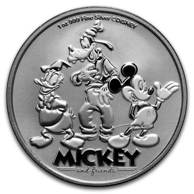 2025 (New) Niue Disney Mickey & Friends Silver 1 oz Coin