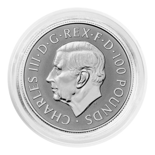 2025 (New) Great Britain The Royal Tudor Beasts Greyhound of Richmond Platinum 1 oz Coin - Image 6