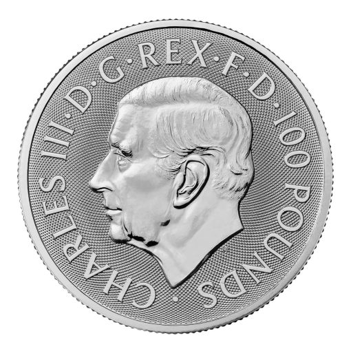 2025 (New) Great Britain The Royal Tudor Beasts Greyhound of Richmond Platinum 1 oz Coin - Image 2