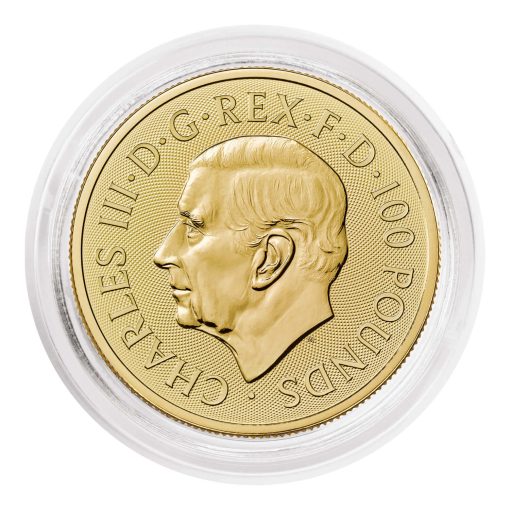 2025年 (新品) イギリス「ロイヤルチューダービースト・リッチモンドのグレイハウンド」純金 1オンス 金貨 - 画像 (6)