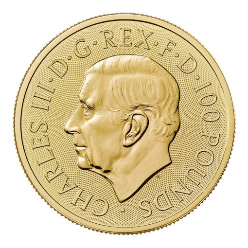 2025年 (新品) イギリス「ロイヤルチューダービースト・リッチモンドのグレイハウンド」純金 1オンス 金貨 - 画像 (2)