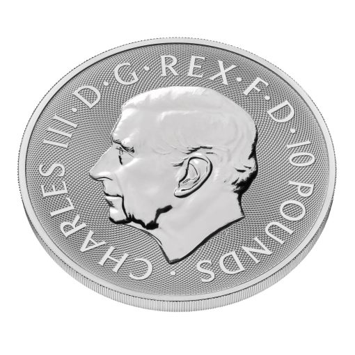 2025年 (新品) イギリス「ロイヤルチューダービースト・リッチモンドのグレイハウンド」純銀 10オンス 銀貨 - 画像 (4)