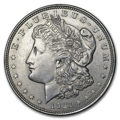 1921 USA Morgan Dollar 90% Silver Brilliant Uncirculated Coin