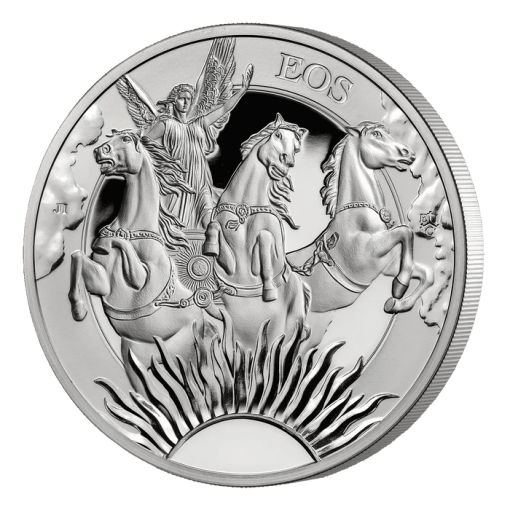 2023 (New) St. Helena Goddess Eos and the Horses Silver 5 oz Proof Coin - Image 2