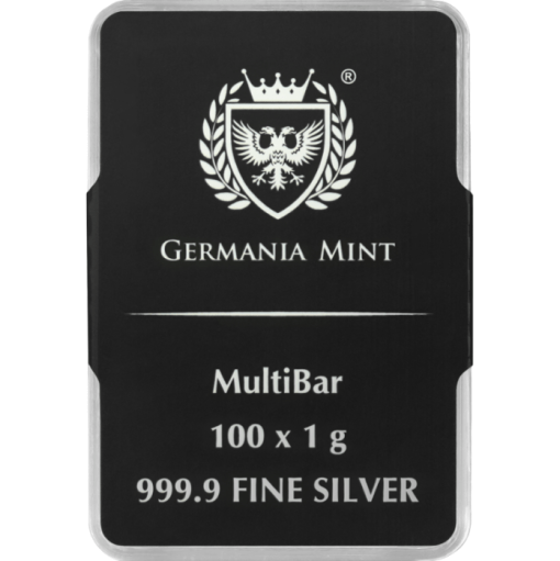 (New) Germania Silver 1 gram MultiBar【100 bars】 - Image 4