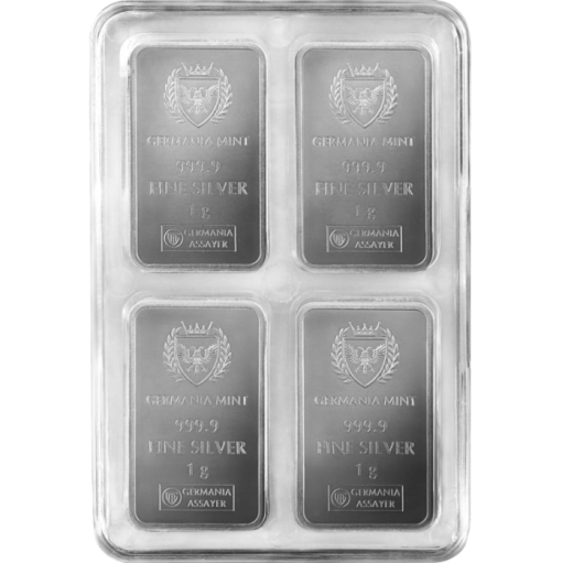 (New) Germania Silver 1 gram MultiBar【100 bars】 - Image 5
