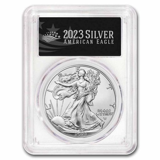 2023 (New) American Eagle Walking Liberty Silver 1 oz Coin PCGS MS70 (First Day of Issue, Black Label)