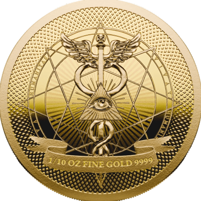 2025 (New) Niue Vivat Humanitas Gold 1/10 oz Coin