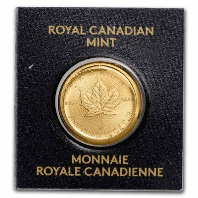 2023 (New) Canadian Maple Leaf Gold 1 gram Coin