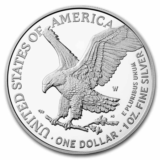 2021年 (新品) アメリカ「イーグル・ウオーキング リバティ」純銀 1オンス プルーフ 銀貨【2型】 - 画像 (3)