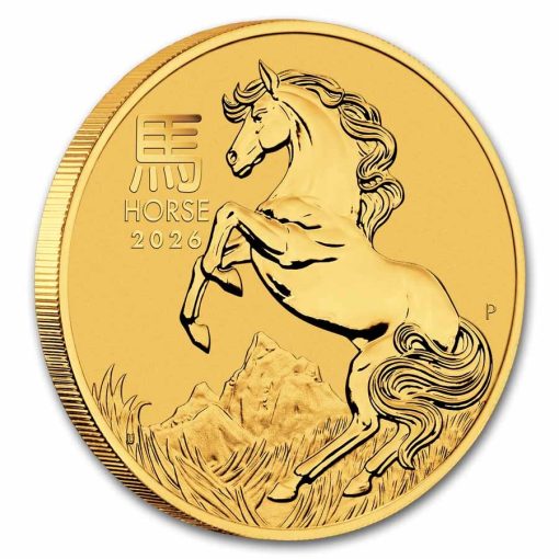 2026 (New) Australian Year of the Horse Lunar Gold 1/10 oz Coin - Image 3