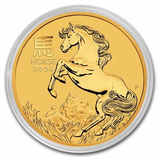 2026 (New) Australian Year of the Horse Lunar Gold 1/10 oz Coin - Image 4