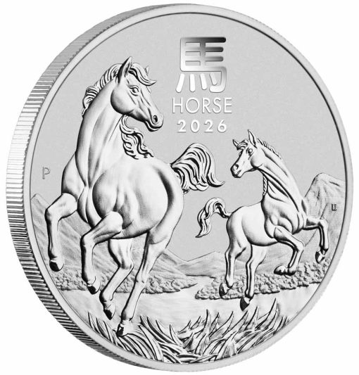 2026 (New) Australian Year of the Horse Lunar Silver 1/2 oz Coin - Image 3