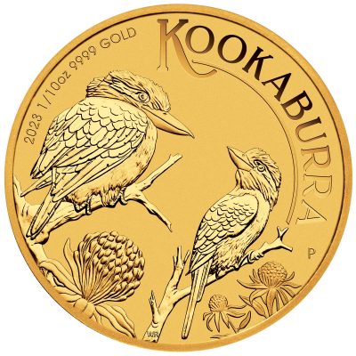 2023 (New) Australia Kookaburra Gold 1/10 oz Coin