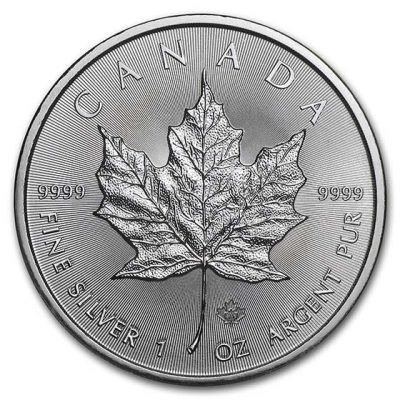 2021 (New) Canadian Maple Leaf Silver 1 oz Coin