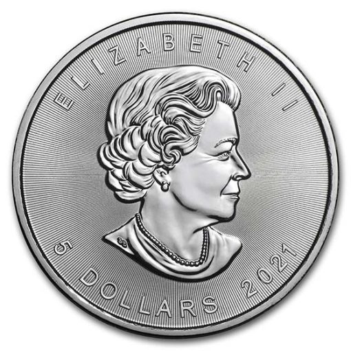 2021 (New) Canadian Maple Leaf Silver 1 oz Coin - Image 2