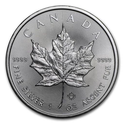 2018年 (新品) カナダ「メイプルリーフ」純銀 1オンス 銀貨