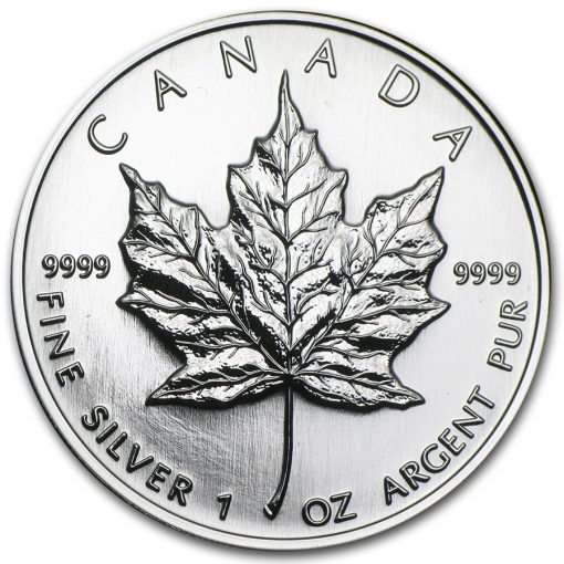 1998 (New) Canadian Maple Leaf Silver 1 oz Coin