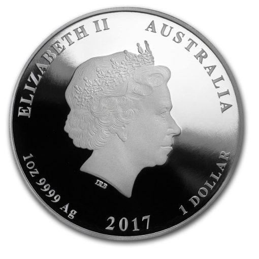 2017 (New) Australian Year of the Rooster Lunar Silver 1 oz Proof Coin - Image 3