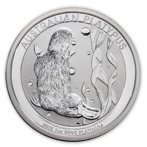 2015年 (新品) オーストラリア「カモノハシ」純プラチナ 1オンス プラチナ貨