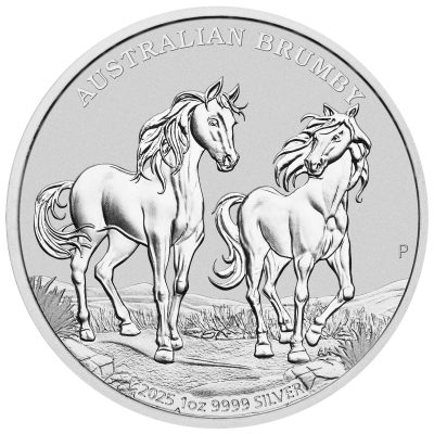 2025 (New) Australian Brumby Silver 1 oz Coin