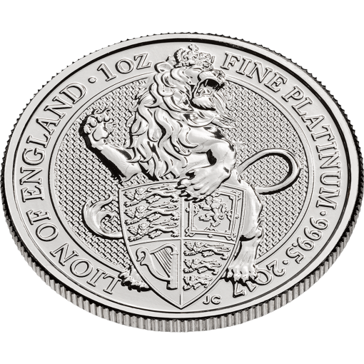 2017 (New) Great Britain Queen's Beasts The Lion Platinum 1 oz Coin - Image 3