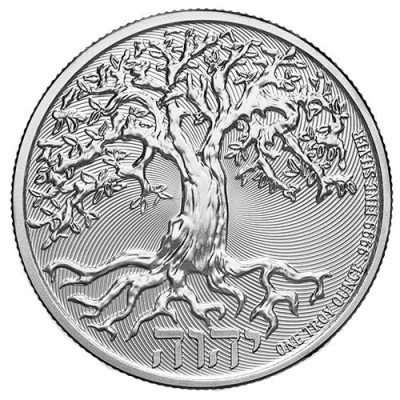 2024年 (新品) ニウエ「生命の木」純銀 1オンス 銀貨