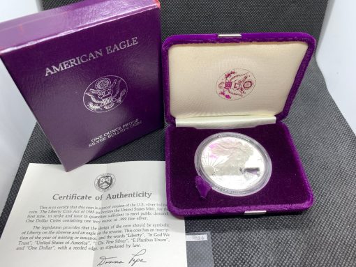 1986 (New) American Eagle Walking Liberty Silver 1 oz Proof Coin #9126