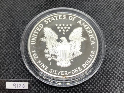 1986 (New) American Eagle Walking Liberty Silver 1 oz Proof Coin #9126 - Image 3