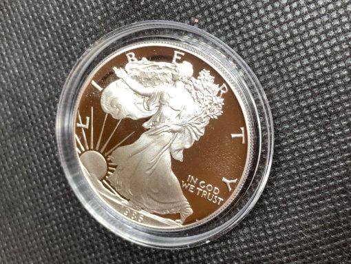 1986 (New) American Eagle Walking Liberty Silver 1 oz Proof Coin #9126 - Image 4