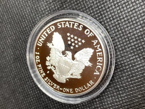 1986 (New) American Eagle Walking Liberty Silver 1 oz Proof Coin #9126 - Image 5