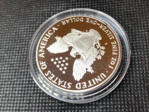 1986 (New) American Eagle Walking Liberty Silver 1 oz Proof Coin #9126 - Image 7