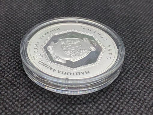 2017年 (新品) ウクライナ「大天使 ミカエル」純銀 1オンス プルーフ 銀貨 保証書付 #9549 - 画像 (7)
