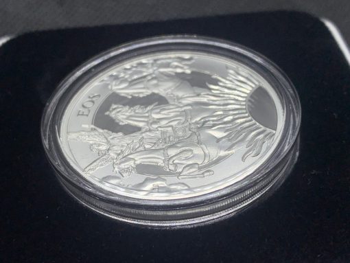 2023年 (新品) セントヘレナ「女神イオスと馬」純銀 1オンス プルーフ 銀貨 #10997 - 画像 (6)