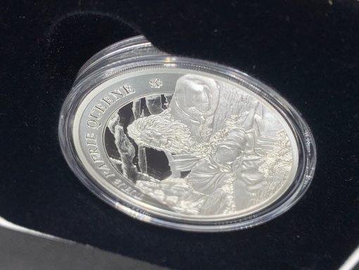 2023 (New) St. Helena Faerie Queene Series Una And The Lion Silver 1 oz Proof Coin #8835 - Image 4