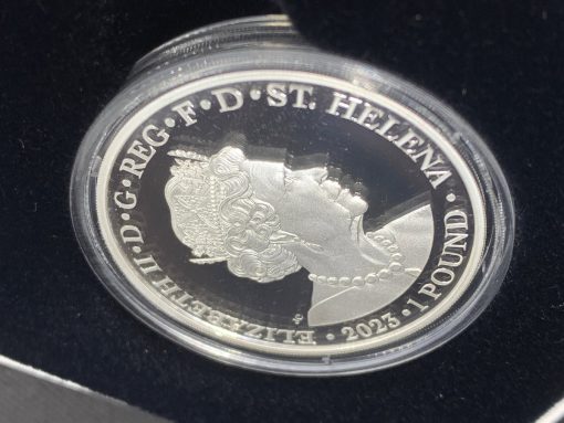 2023 (New) St. Helena Faerie Queene Series Una And The Lion Silver 1 oz Proof Coin #8835 - Image 5
