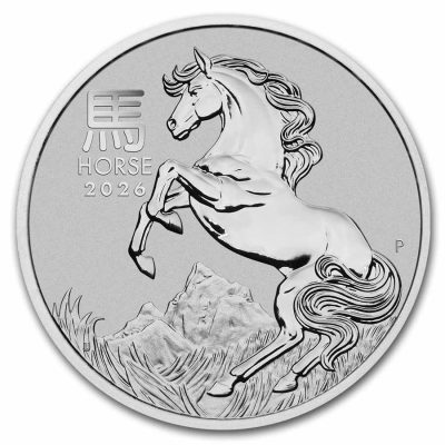 2026 (New) Australian Year of the Horse Lunar Platinum 1 oz Coin