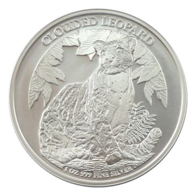 2023 (New) Cambodia Clouded Leopard Silver 1 oz Coin