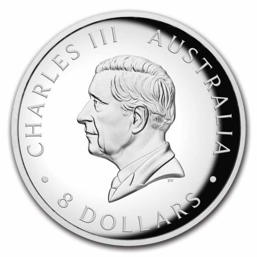 2024 (New) Australian Swan Silver 5 oz High Relief Proof Coin - Image 3