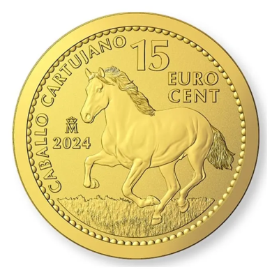 2024年 (新品) スペイン「カルトゥーハの馬」純金 1/10オンス 金貨