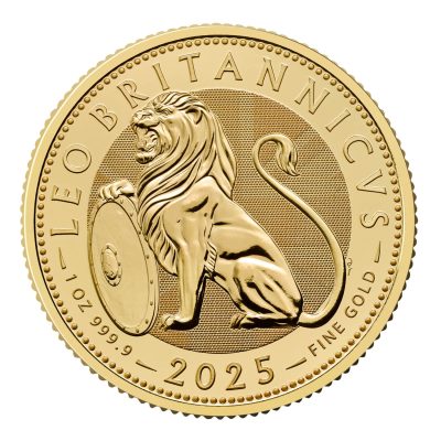 2025年 (新品) イギリス「英国のライオン」純金 1オンス 金貨