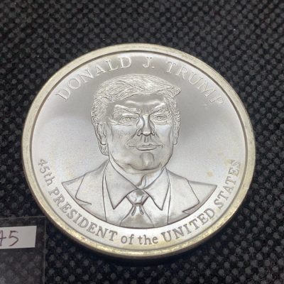 (新品) アメリカ「ドナルド・J・トランプ大統領」純銀 1オンス メダル #7745