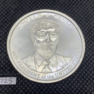 (新品) アメリカ「ドナルド・J・トランプ大統領」純銀 1オンス メダル #7725