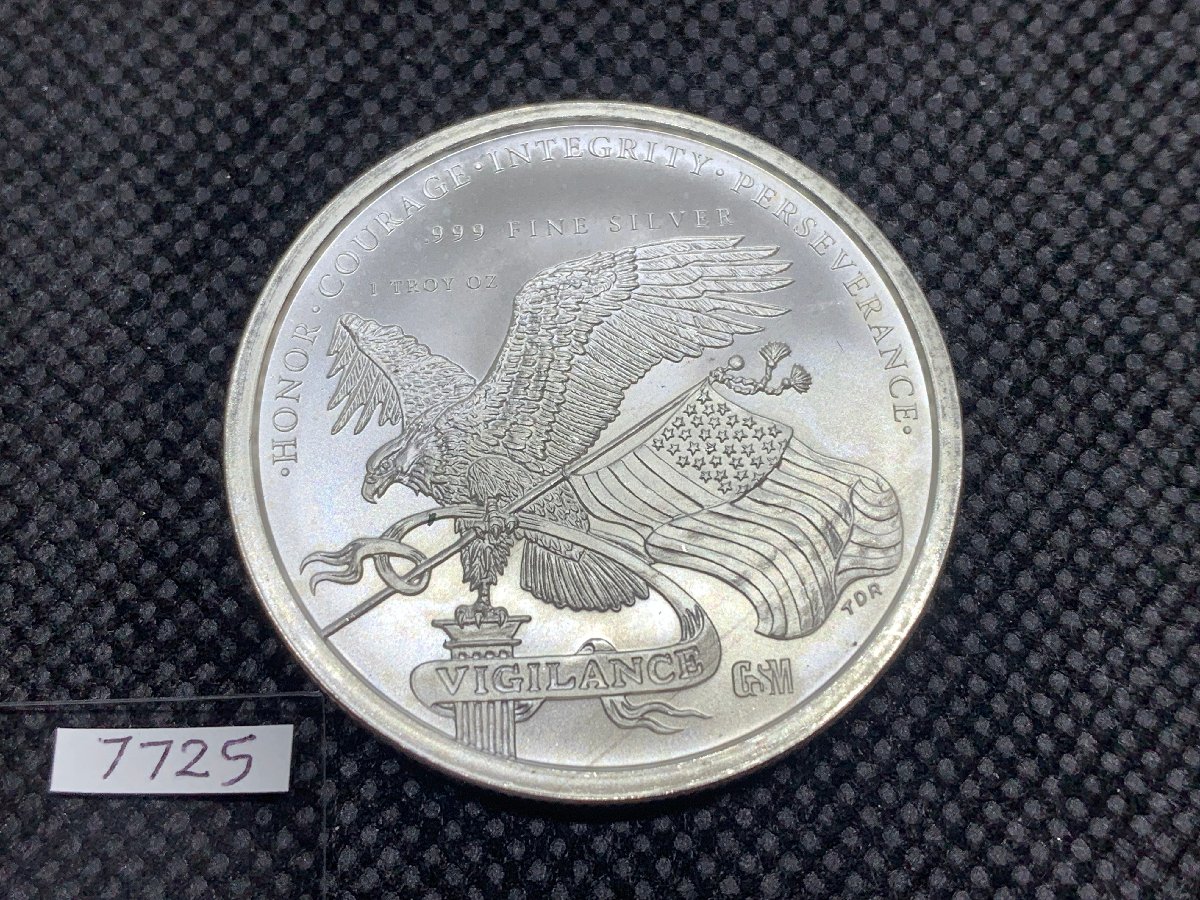 (新品) アメリカ「ドナルド・J・トランプ大統領」純銀 1オンス メダル #7725 - 画像 (3)