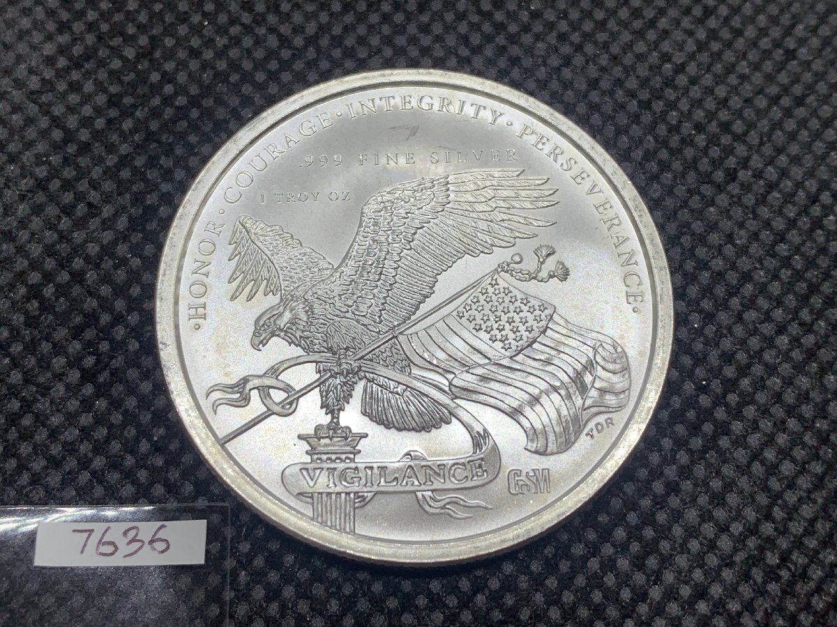 (新品) アメリカ「ドナルド・J・トランプ大統領」純銀 1オンス メダル #7736 - 画像 (2)