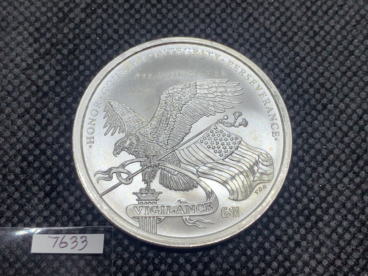 (新品) アメリカ「ドナルド・J・トランプ大統領」純銀 1オンス メダル #7633 - 画像 (3)