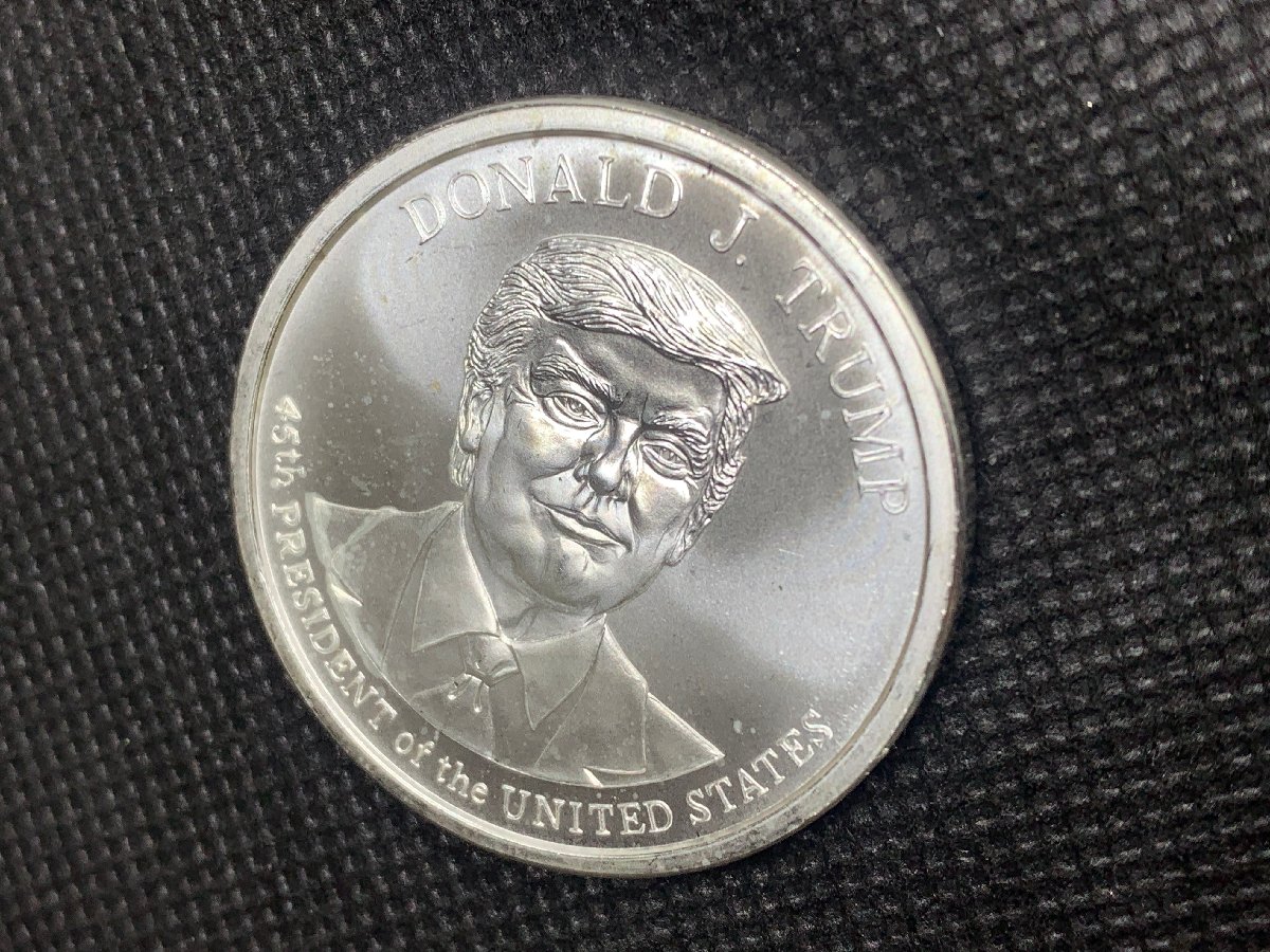 (新品) アメリカ「ドナルド・J・トランプ大統領」純銀 1オンス メダル #7633 - 画像 (4)