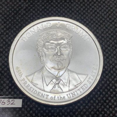 (新品) アメリカ「ドナルド・J・トランプ大統領」純銀 1オンス メダル #7632