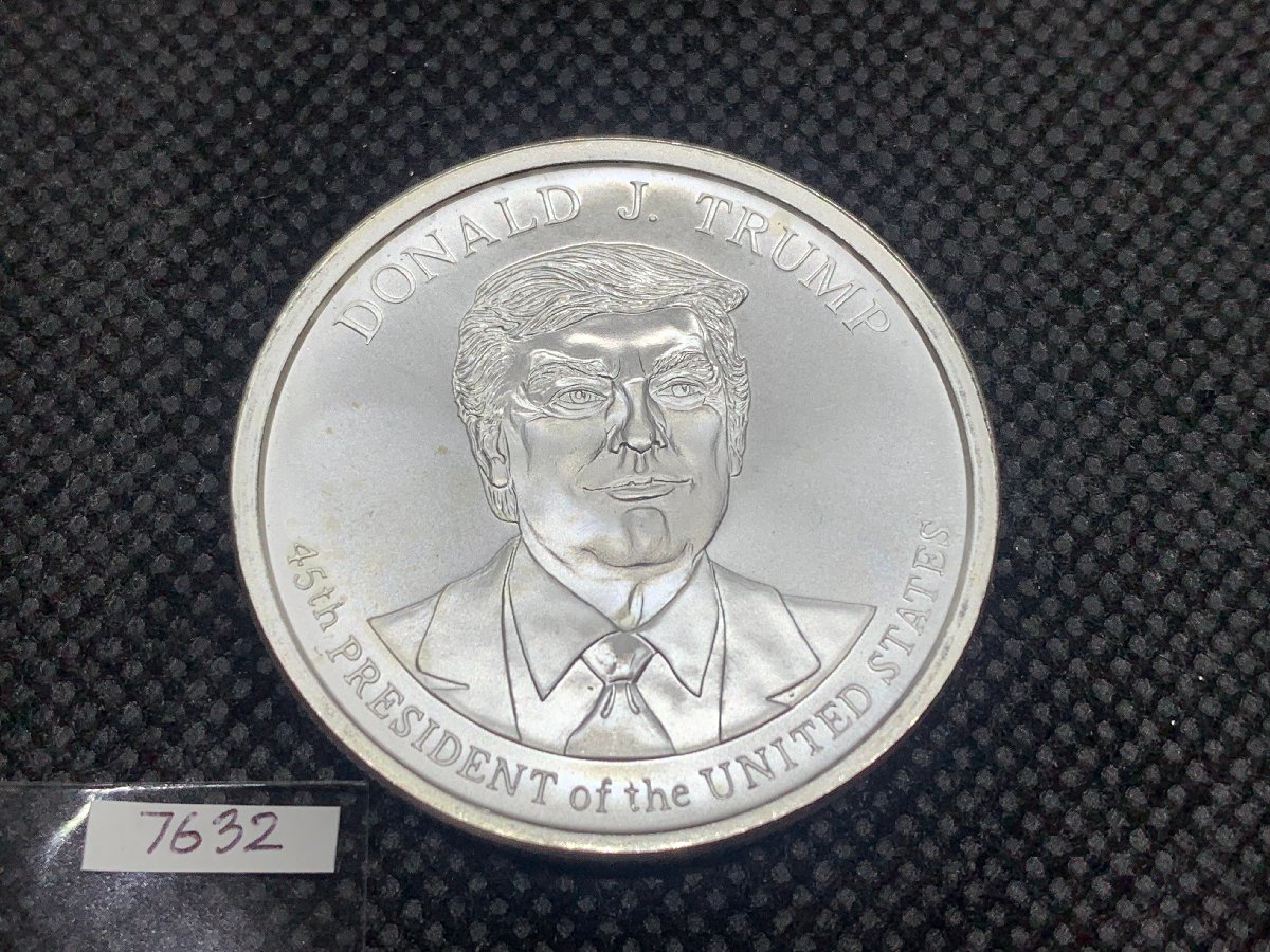 (新品) アメリカ「ドナルド・J・トランプ大統領」純銀 1オンス メダル #7632