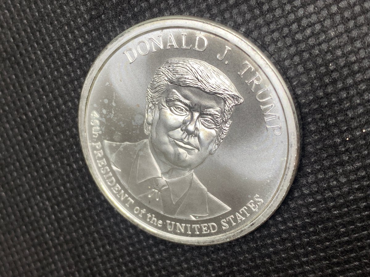 (新品) アメリカ「ドナルド・J・トランプ大統領」純銀 1オンス メダル #7632 - 画像 (3)
